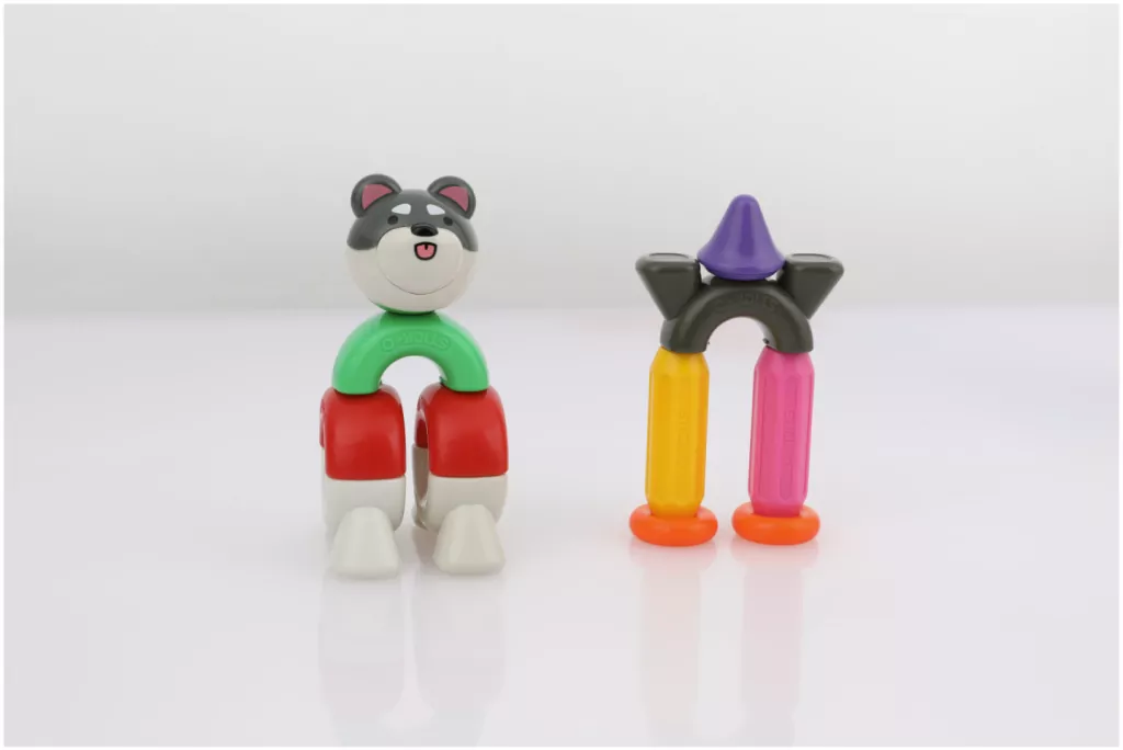 Magformers Stick-O. Zestaw kot i pies - tantis.pl