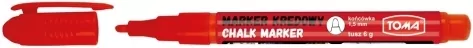 Marker kredowy Toma 1,5 mm - czerwony - tantis.pl