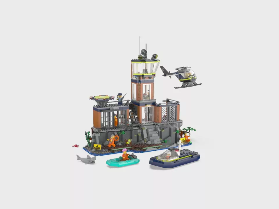LEGO® City. Policja z Więziennej Wyspy 60419 - tantis.pl