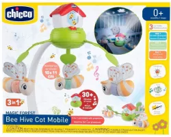 Karuzela na łóżeczko pszczółki 3w1