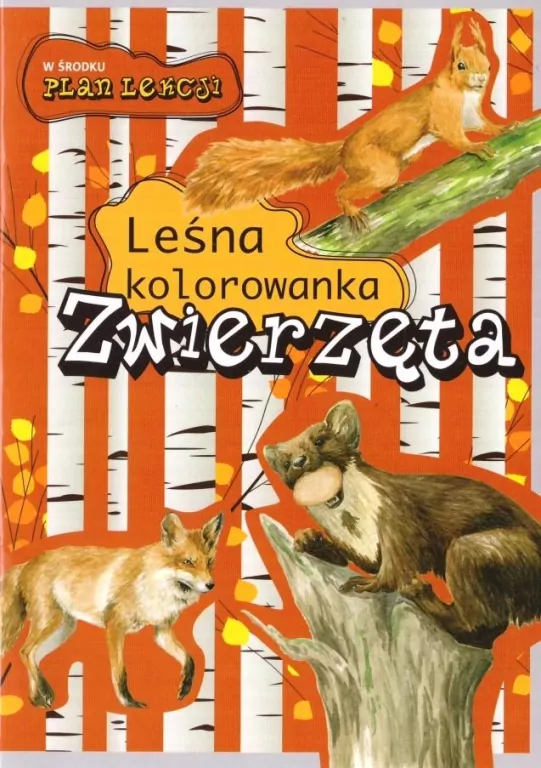 Leśna kolorowanka. Zwierzęta - tantis.pl