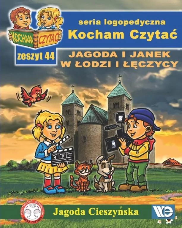 Jagoda i Janek w Łodzi i Łęczycy. Kocham czytać. Seria logopedyczna. Zeszyt 44 - tantis.pl