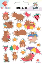 Naklejki dla dzieci Wypoczęta Kapibara