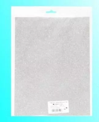 Karton brokatowy obustronny srebrny 23x33cm, 5 arkuszy - tantis.pl