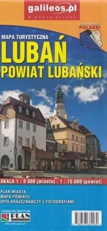 Mapa turystyczna - Lubań/Powiat Lubański - tantis.pl