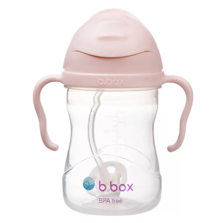 Bidon ze słomką, 240 ml, Blush - tantis.pl