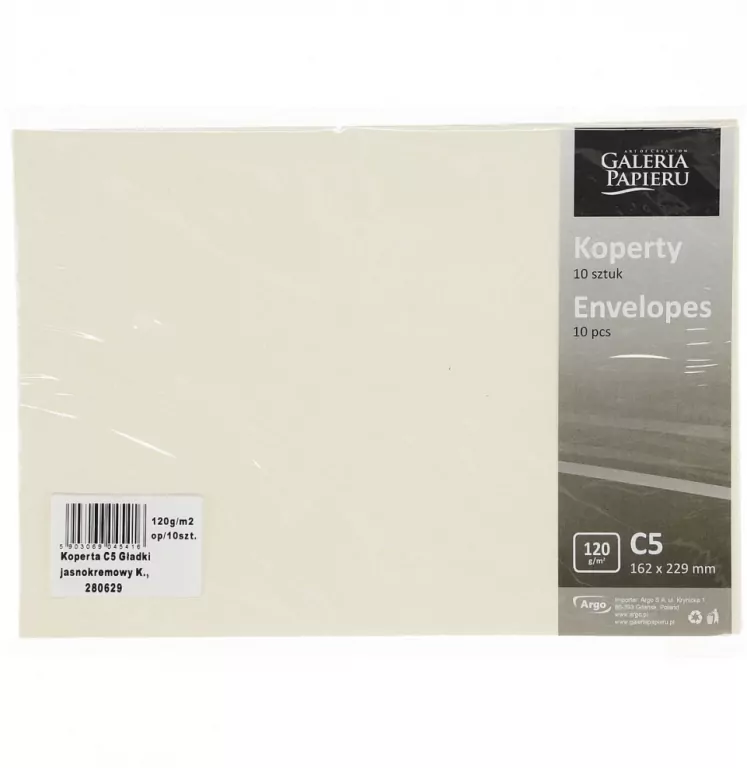 KOPERTA C5 NK KREM J GAL PAP OP - tantis.pl