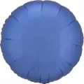 Balon foliowy Lustre Azure niebieski okrągły 43cm - tantis.pl