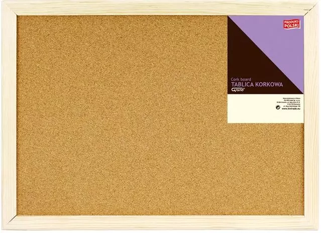 Tablica korkowa 40x60 Grand rama drewniana 5003 - tantis.pl