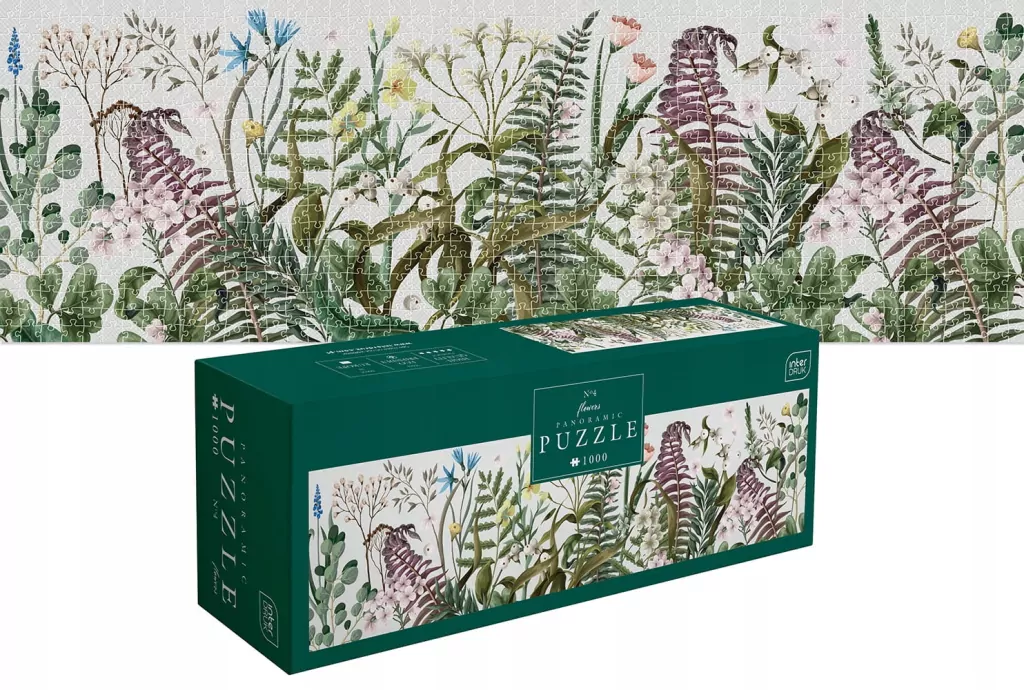 Puzzle panoramiczne 1000. Flowers 4 - tantis.pl