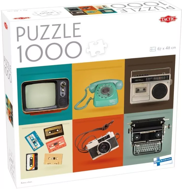 Puzzle 1000 Retro vibes - tantis.pl