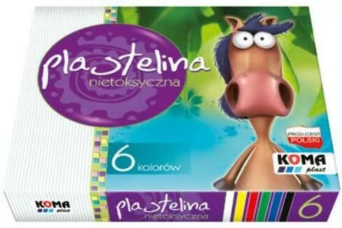 Plastelina 6 kolorów