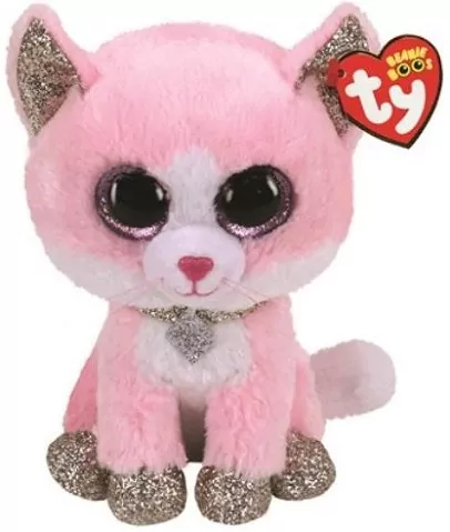 Beanie Boos Fiona. Różowy kot 24 cm - tantis.pl