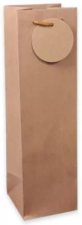 Torebka prezentowa szara eco 36x10,5x10,5 - tantis.pl