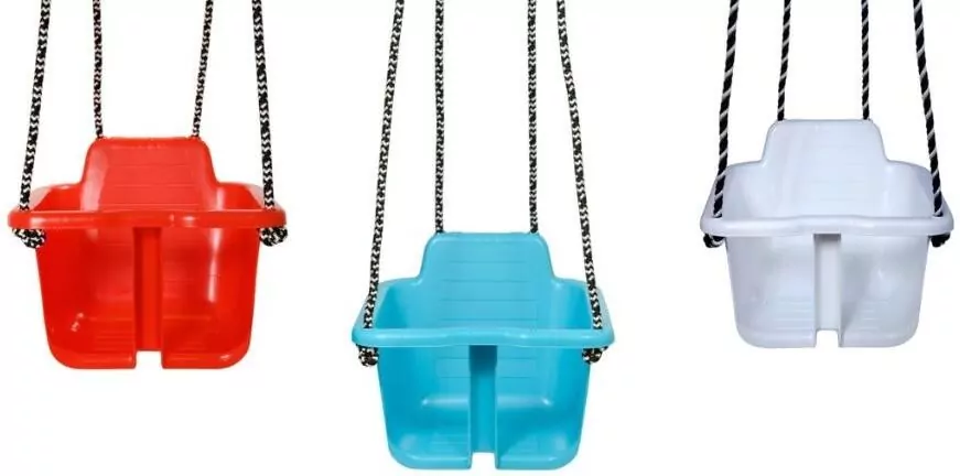 Huśtawka dziecięca ze sznurkami mix