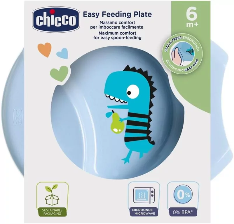 Talerz do karmienia 6m+ niebieski - tantis.pl