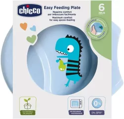 Talerz do karmienia 6m+ niebieski