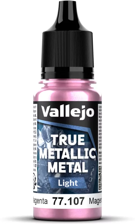 Vallejo: 77.107 - True Metallic Metal - Light - Crimson Magenta (18 ml) - tantis.pl
