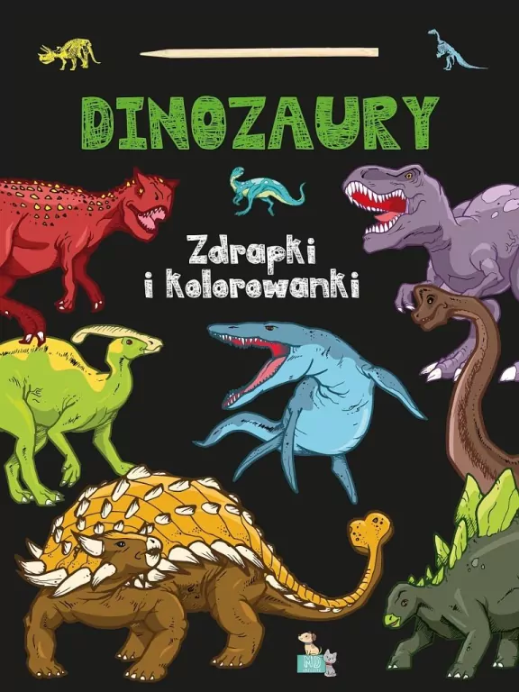Zdrapki i kolorowanki. Dinozaury - tantis.pl