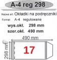 Okładka na podr A4 regulowana nr 17  NARNIA - tantis.pl