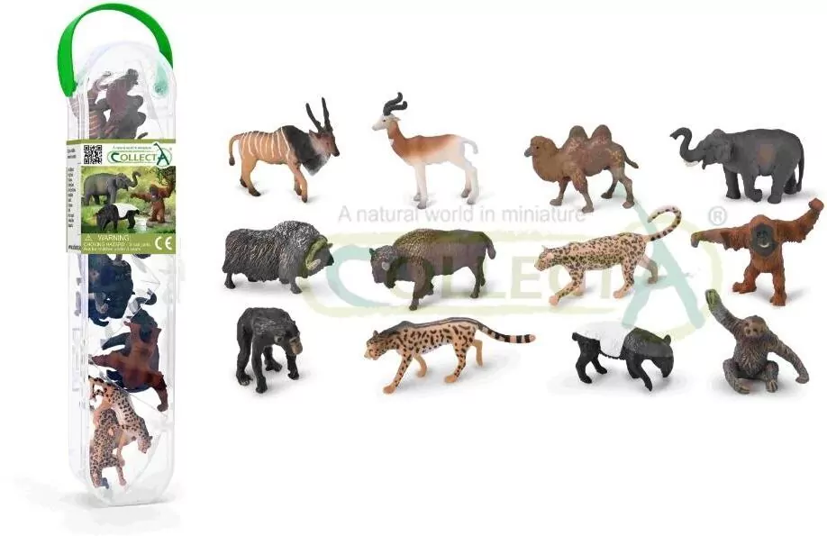 Collecta Box z mini dzikimi zwierzętami - tantis.pl