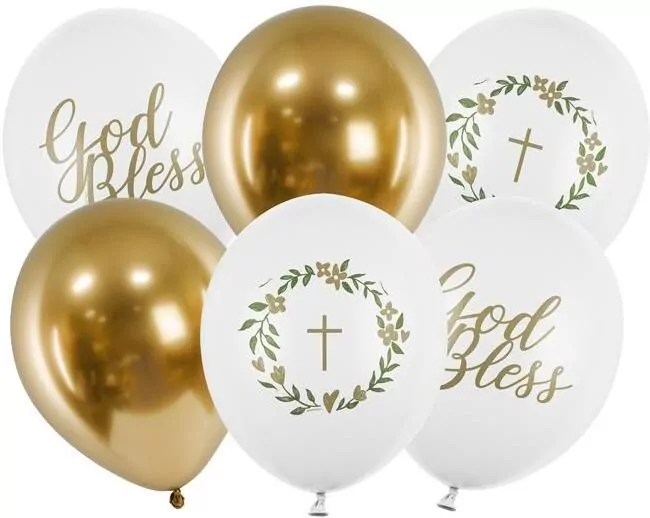 Balony 30cm God Bless mix - tantis.pl