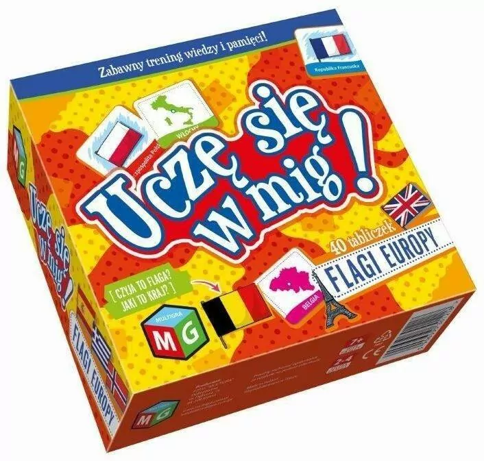 Uczę się w mig. Flagi Europy - tantis.pl