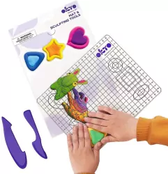 Mata do kreatywności z przyborami szkolnymi 19x24