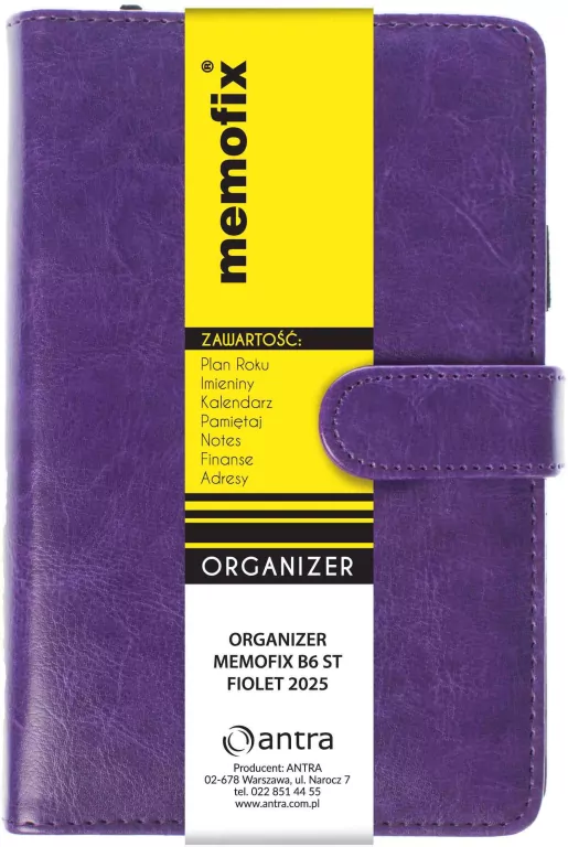 Organizer Memofix 2026 B6 ST fioletowy - tantis.pl
