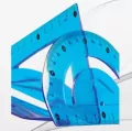 Zestaw geometryczny zielony BL010-ZK - tantis.pl