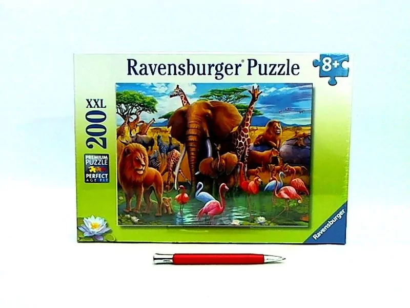 Ravensburger. Puzzle XXL 200. Dzikie zwierzęta - tantis.pl