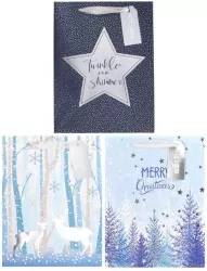 Torba prezentowa Święta 18x23x10cm mix STRIGO