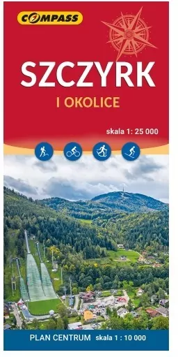 Mapa - Szczyrk i okolice 1:25 000 - tantis.pl