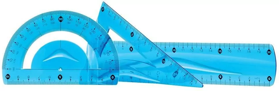 Zestaw geometryczny niebieski - tantis.pl