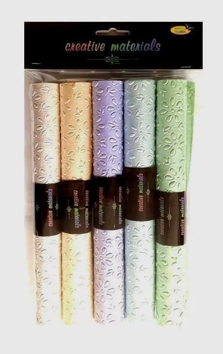 Karton 200g czerpany tłoczony 25x35cm 5ark - tantis.pl