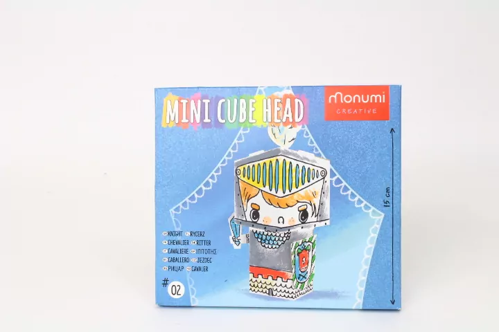 Rycerz. Złóż i pokoloruj. Cube head - tantis.pl