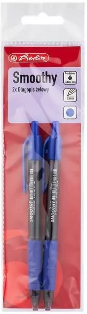 Długopis żelowy Smoothy nieb. 0,7mm HERLITZ - tantis.pl