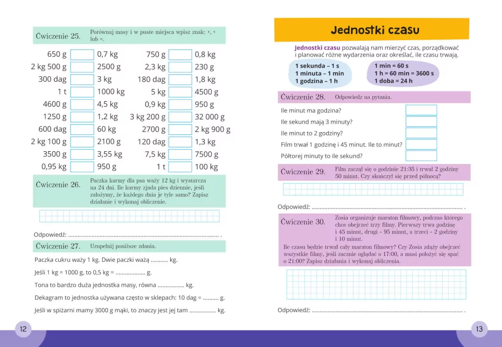 Miary i wagi. Matematyka, klasa 4-6. Mądry uczeń - tantis.pl