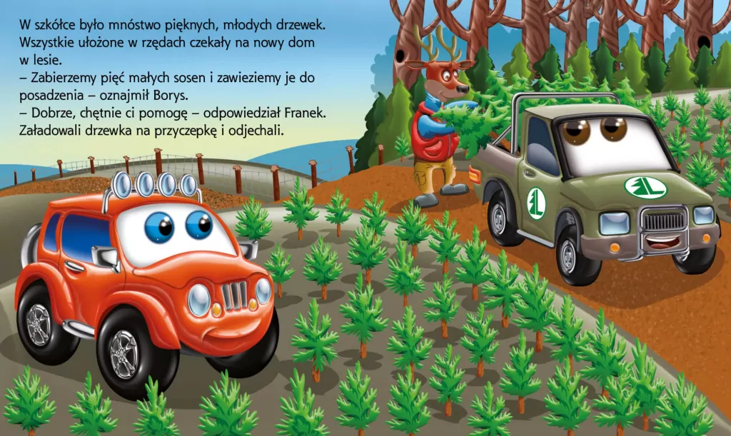 U leśniczego. Samochodzik Franek - tantis.pl