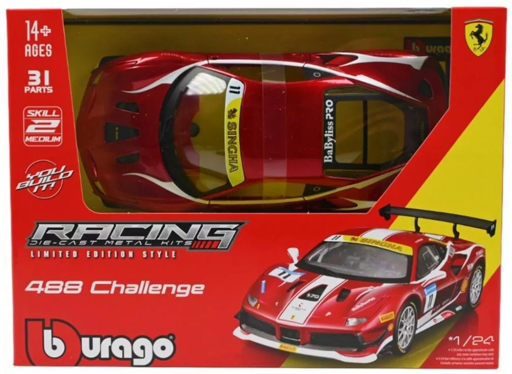 Ferrari Racing Model Kit Without Plastic Stand - tantis.pl