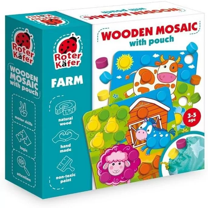 Drewniana mozaika. Farma - tantis.pl