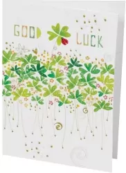 Karnet B6 + koperta. Powodzenia