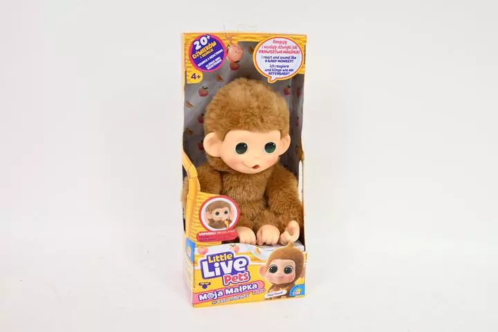 Little Live Pets - Mini Małpka Pepi Peach - tantis.pl