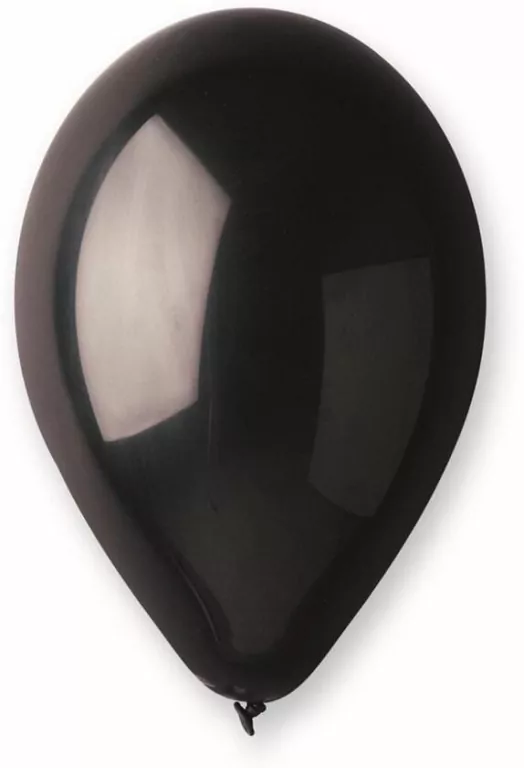 Balony pastelowe czarne 25cm - tantis.pl