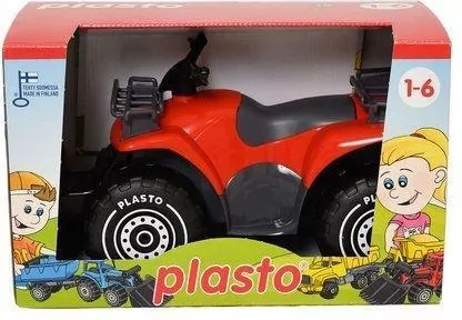 Quad z pługiem 30cm czerwony - tantis.pl