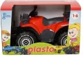 Quad z pługiem 30cm czerwony - tantis.pl