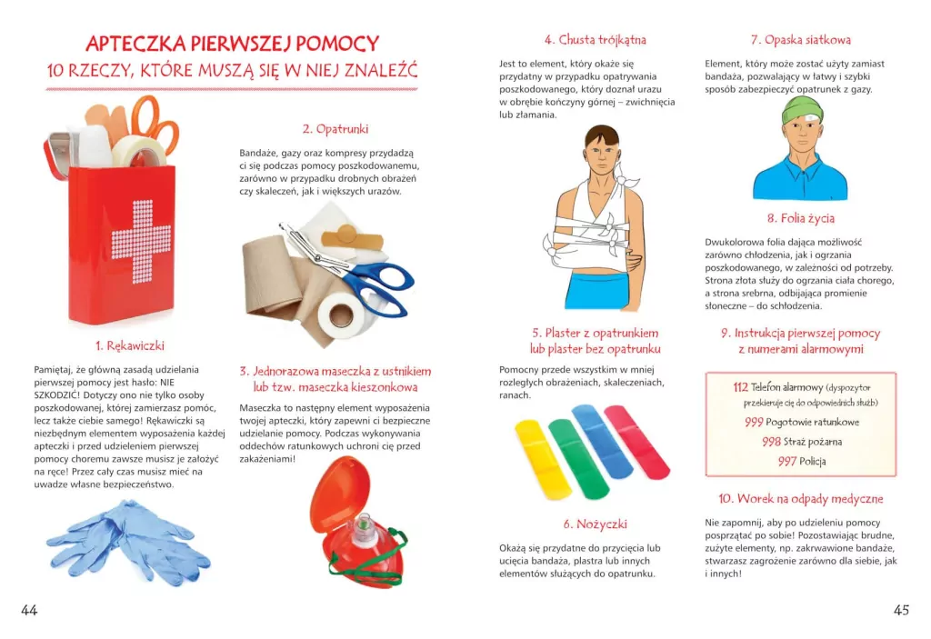Pierwsza pomoc. Poradnik dla dzieci - tantis.pl