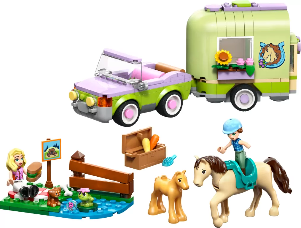 LEGO® Friends. Przyczepa z koniem 42695 - tantis.pl