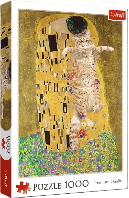 Puzzle 1000 Purrfekcyjny Pocałunek TREFL - tantis.pl