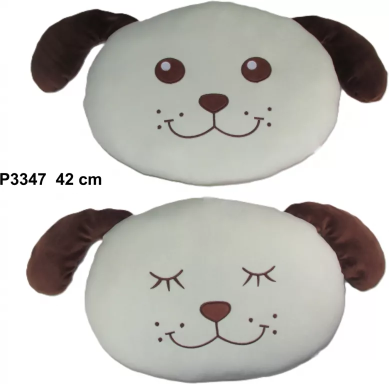 Poduszka pies kremowa 42cm MIX - tantis.pl